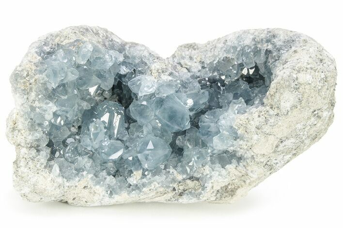 Sparkly Celestine (Celestite) Geode - Madagascar #228995